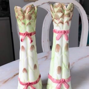 Set of Ceramic Asparagus Vases